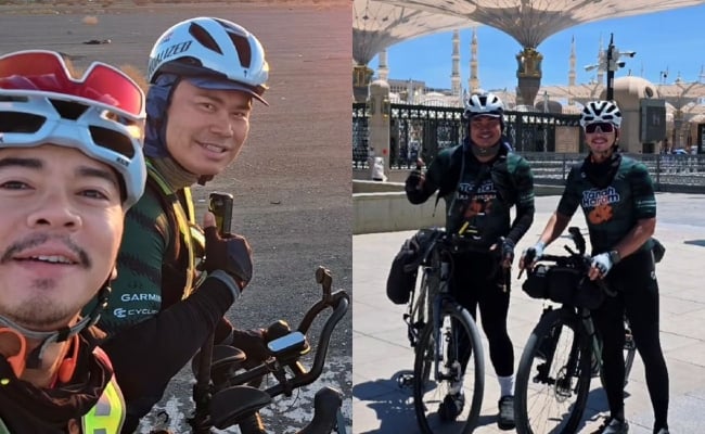 [VIDEO] Amar Baharin & Qobin Tamatkan Kayuhan Di Madinah