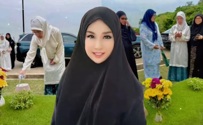 Tengku Ampuan Pahang Ziarah Pusara Akiko