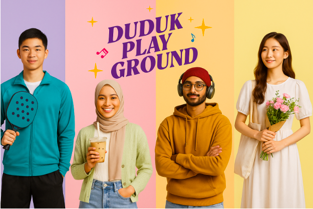 DUDUK PLAYGROUND Buat Event Paling Fun Bulan Jun Ni! Ada Game, Port Makan Best & OOTD Cun!