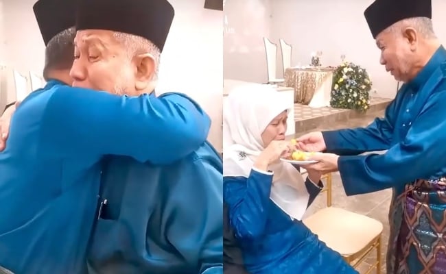 [VIDEO] Momen Sebak Fadzilah Kamsah Suap Adik-Beradik Pulut Kuning Runtun Hati Netizen