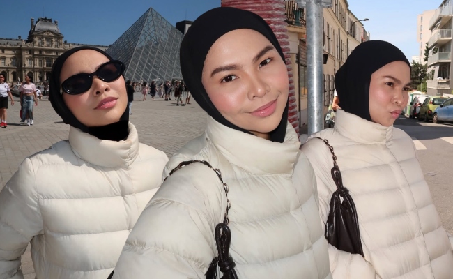 Wanita ‘Back Up’ Aina Abdul Pakai Jaket Ketika Musim Panas – ‘Angin Pun Sejuk’