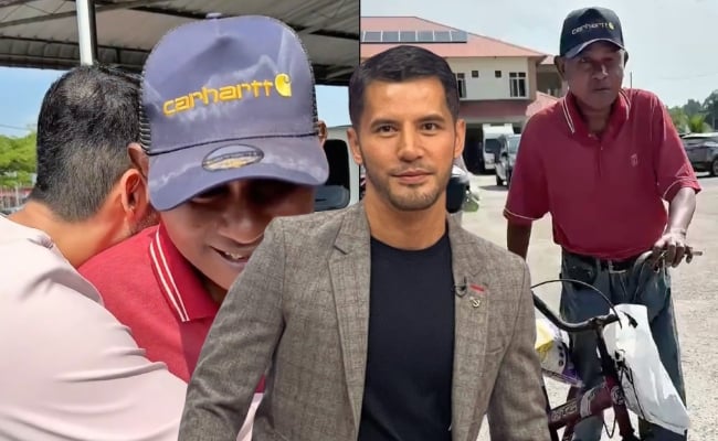 Aliff Syukri Tersentuh, Lelaki Kayuh Basikal 10KM Ambil Zakat