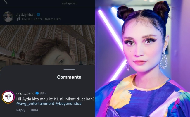 Ayda Jebat ‘Dipinang’ Ungu – ‘Kami Nak Datang KL Ni’