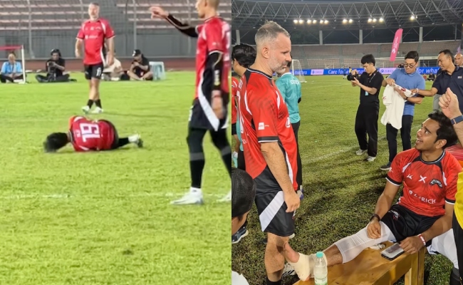 Alif Satar Koyak ATFL Kena ‘Tackle’, Tetap Seronok Selepas Ryan Giggs Tanya Khabar 