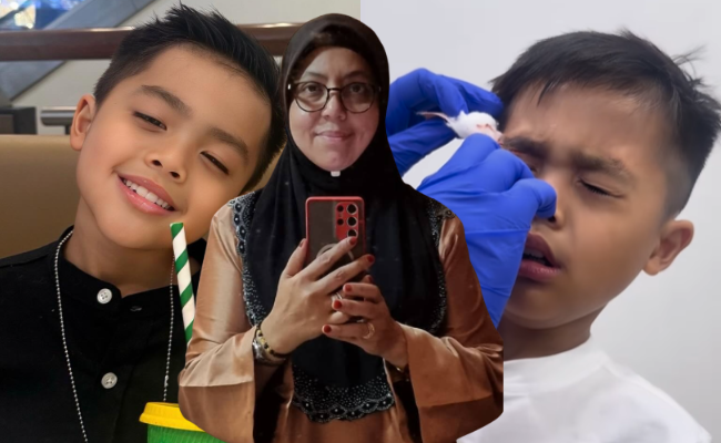 Cucu Cedera Di Bahagian Kening, Ibu Aliff Aziz Titip Doa Buat Ayden Adrean