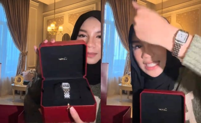 [VIDEO] Qadejah Berjaya ‘Paw’ Abah, Miliki Jam Tangan Cartier