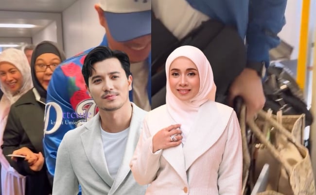 [VIDEO] Fattah Amin Tolong Bawa Beg Amira Othman Sorot Perhatian Netizen – ‘Sweet Betul Rakan Sekerja Dia’