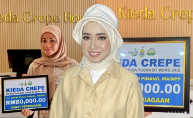 Kieda Crepe Bayar Zakat RM80,000 – ‘Kena Tunjuk..Nak Habaq Bila Kita Kaya, Jangan Lupa Kewajipan’