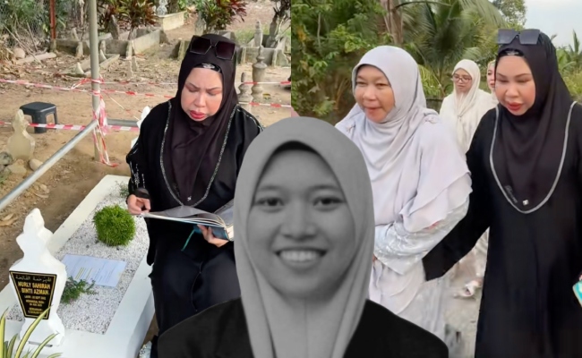 [VIDEO] ‘Diterangi Cahaya Indah, Bau Wangi Semerbak Sebaik Melangkah’ – Vida Ziarah Pusara & Keluarga Arwah Nurly