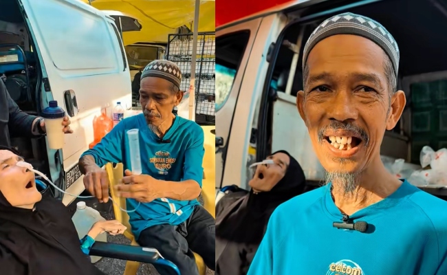 Peniaga Air Hidap Penyakit Buah Pinggang Tahap 5 Jaga Isteri Strok – ‘Rumah Tak Ada Lif, Saya Dukung Dia Naik Tingkat 4’