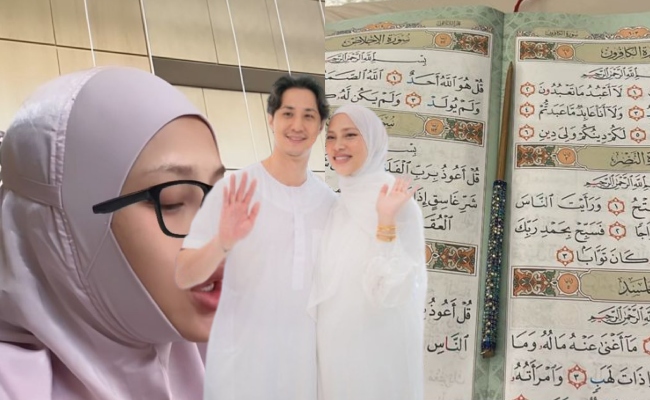 Sasha Abdul Aziz Syukur Selesai Khatam Al-Quran Sebelum Bersalin Anak Ketiga – ‘Memang Mengaji Untuk Idris’