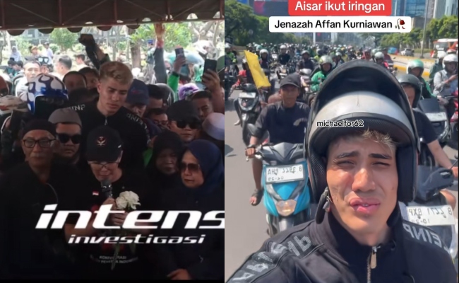 Aisar Khaled Hadiri Majlis Pengebumian Affan Kurniawan, Pemandu Gojek Maut Digilis Trak Barracuda
