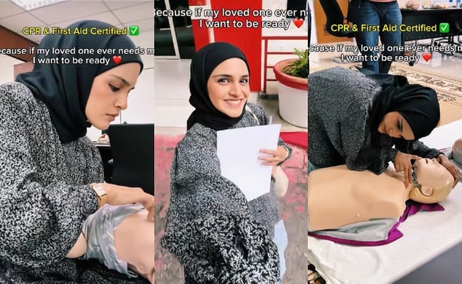 Aisyah Habshee Persiapkan Diri ‘Join’ Kelas CPR – ‘Saya Nak Bersedia Kalau Orang Tersayang Memerlukan’