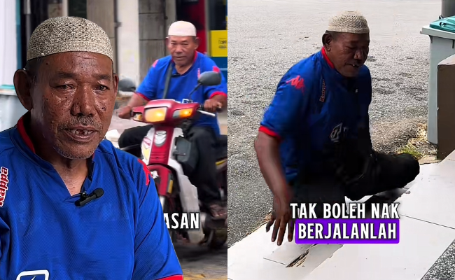 [VIDEO] Bapa OKU Ambil Upah Baiki Kasut Demi Besarkan 3 Anak, Isteri Lari Tinggalkan Rumah – ‘Saya Ada Masalah Jantung’ 