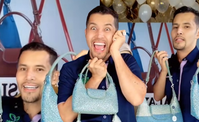 VIDEO] Aliff Syukri & Shahida Terkejut Beg Disalut Batu Swarovski Harga RM45k & RM50k Terjual