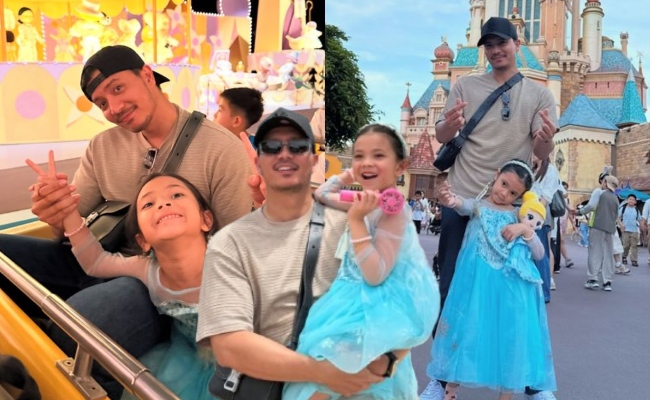 Fattah Amin & Fatima Bergembira Di Hong Kong Disneyland