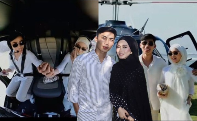 [VIDEO] Liya Maisarah Buat Kejutan Naik Helikopter Sempena Hari Jadi Suami Di Bali – ‘Awak Layak Rasa Dihargai’
