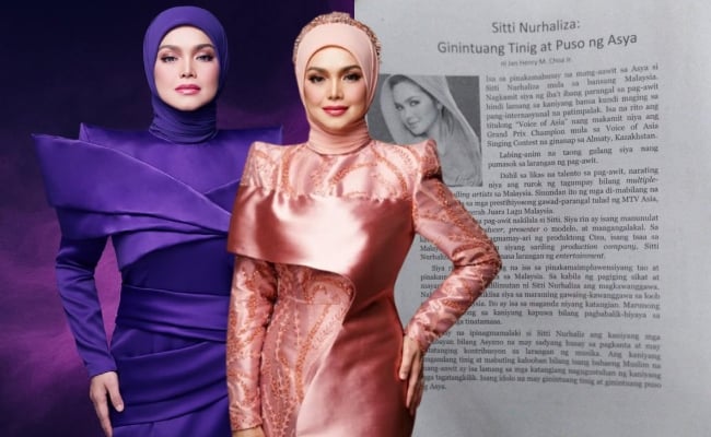 [VIDEO] Pencapaian Siti Nurhaliza Dipapar Dalam Buku Teks Sekolah Filipina, Netizen Bangga – ‘Memang Seorang Legenda’