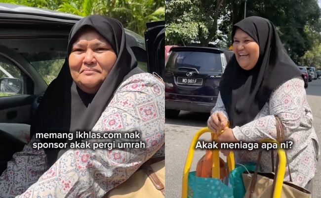 [VIDEO] Peniaga Tengah Tolak Troli Jualan Makanan Menangis Ditaja Umrah – ‘Rahmat Apa Allah Bagi Pada Saya?’ 