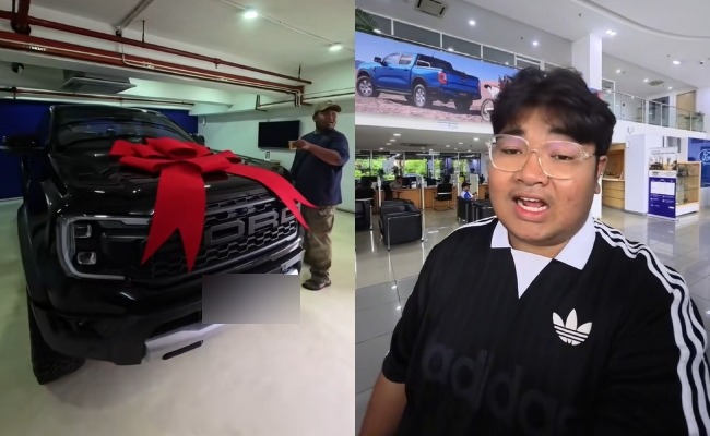 Bang Sudu & Adik-Beradik Hadiahkan Bapa Ford Raptor – ‘Dulu Dia Korbankan Kereta Untuk Saya Buat Berniaga’