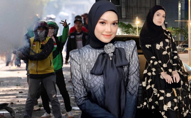 Puteri Sarah Liyana Kongsi Rezeki Dengan Pemandu Ojek Indonesia – ‘Nanti Dimakan Ya’