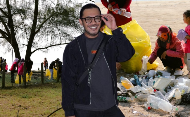 Karl Shafek Satukan Belia Demi Kebersihan Pantai Tanjung Gosong