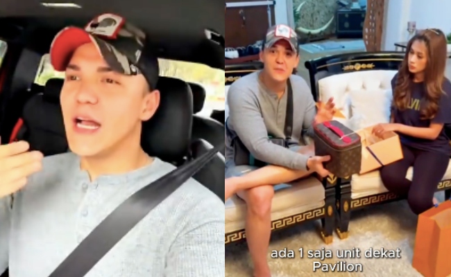 [VIDEO] Selepas 5 Bulan Kahwin, Mas Khan Hadiahkan Isteri Beg ‘Makeup’ Louis Vuitton Cecah RM6.5K