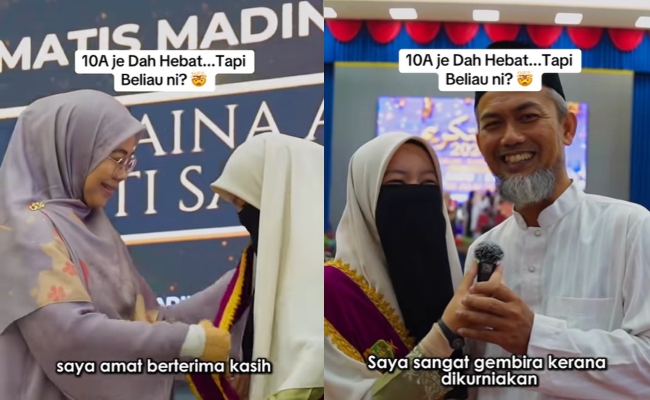 [VIDEO] Pelajar Hafizah Raih 10A SPM, Netizen Tergamam Dengar Bapa Fasih Bahasa Jepun