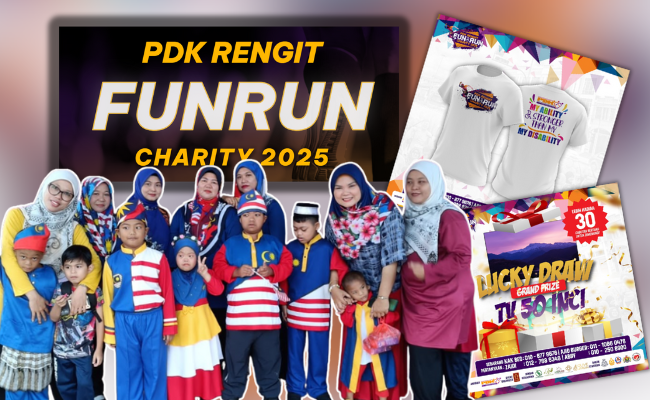 Lari Sambil Beramal! Fun Run Charity 2025 Bantu Anak-Anak OKU Rengit