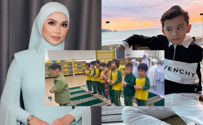 Solidariti GSF: Anzalna Nasir Bangga Anak Sulung Jadi Imam Solat Hajat Di Sekolah, Kelibat Afwa Di Saf Makmum Curi Perhatian