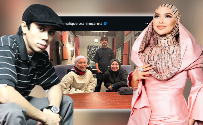 Malique Post Gambar Aina Abdul Di IG, Netizen Teka Ada Kolaborasi Bersama? 