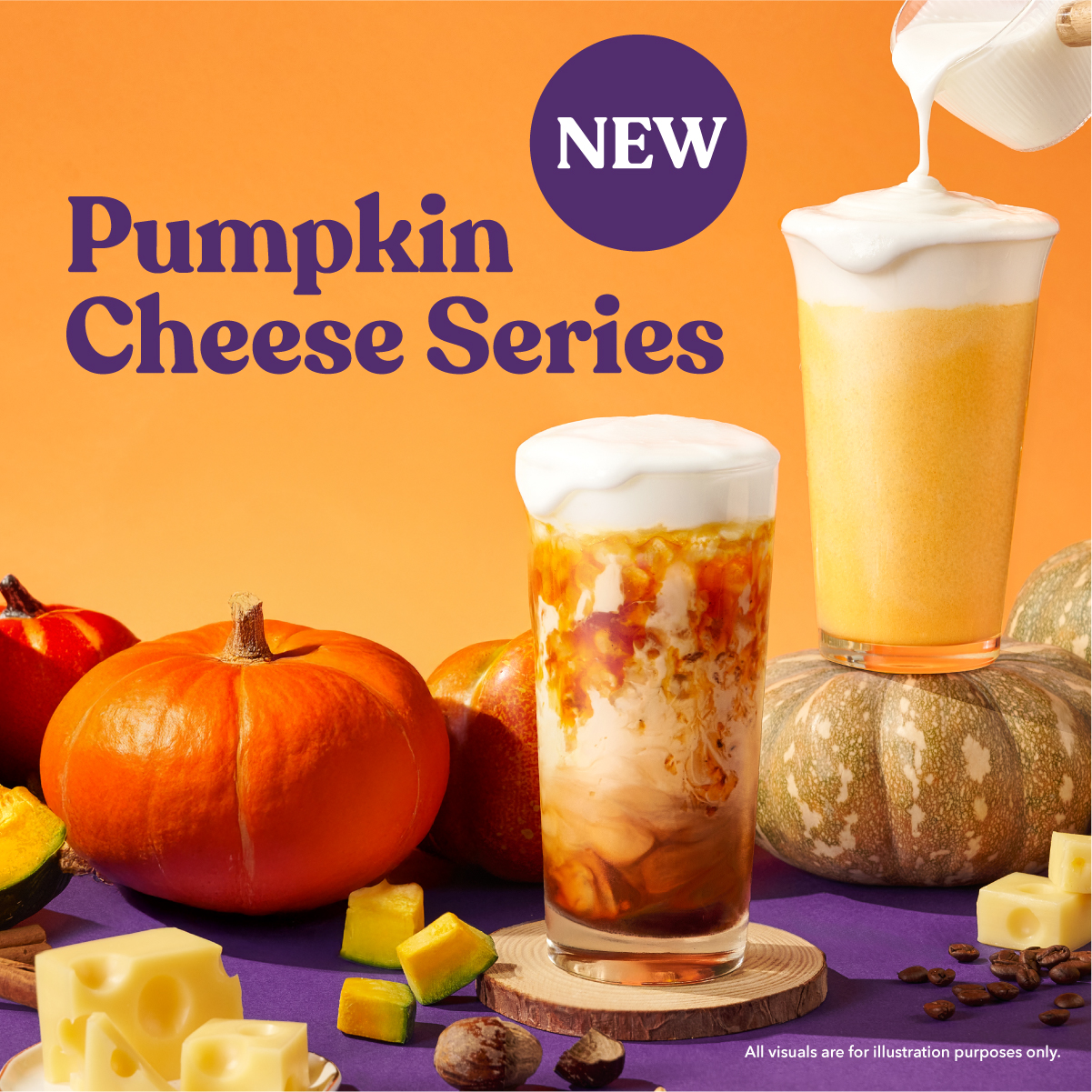 Bukan Pumpkin Spice Biasa, CBTL Tampil Dengan Twist Unik Cheese Crème Crown