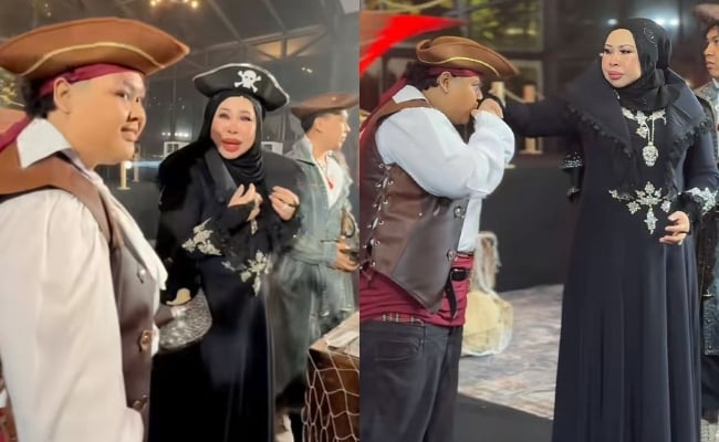 [VIDEO] Cik B & Kacak ‘Surprise’ DSV, Majlis Hari Jadi Bertema Lanun Cecah RM80,000