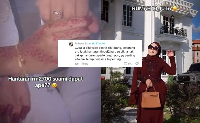 Usahawan Farhana Zahra Tak Letak Hantaran Tinggi, Pesan Bantu Pasangan – ‘Jackpot Suami Saya, Bayar Murah Dapat Hasil Wow’