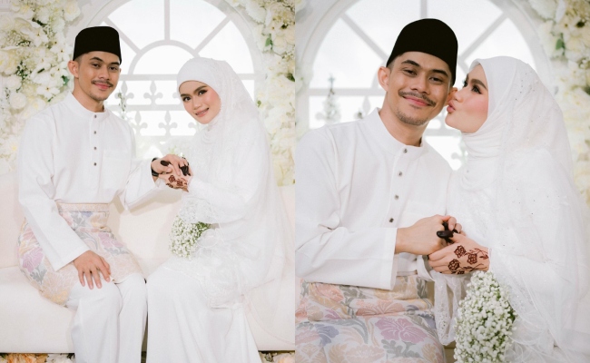 Jasmin Sopeah Kembali Bergelar Isteri, Kongsi Foto Nikah – ‘Terima Kasih Kerana Mencintai Saya & Anak Saya’