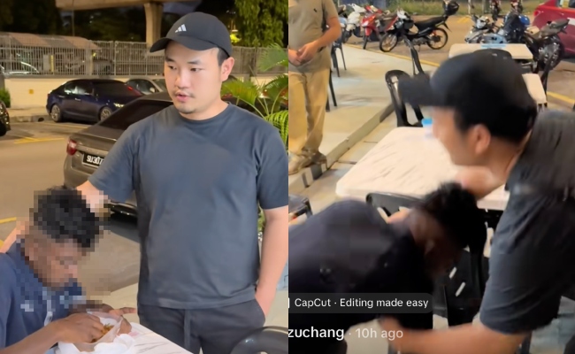 [VIDEO] Remaja OKU Didakwa Jadi Mangsa Samun, Sujud Di Kaki Peniaga Tanda Hargai Pertolongan