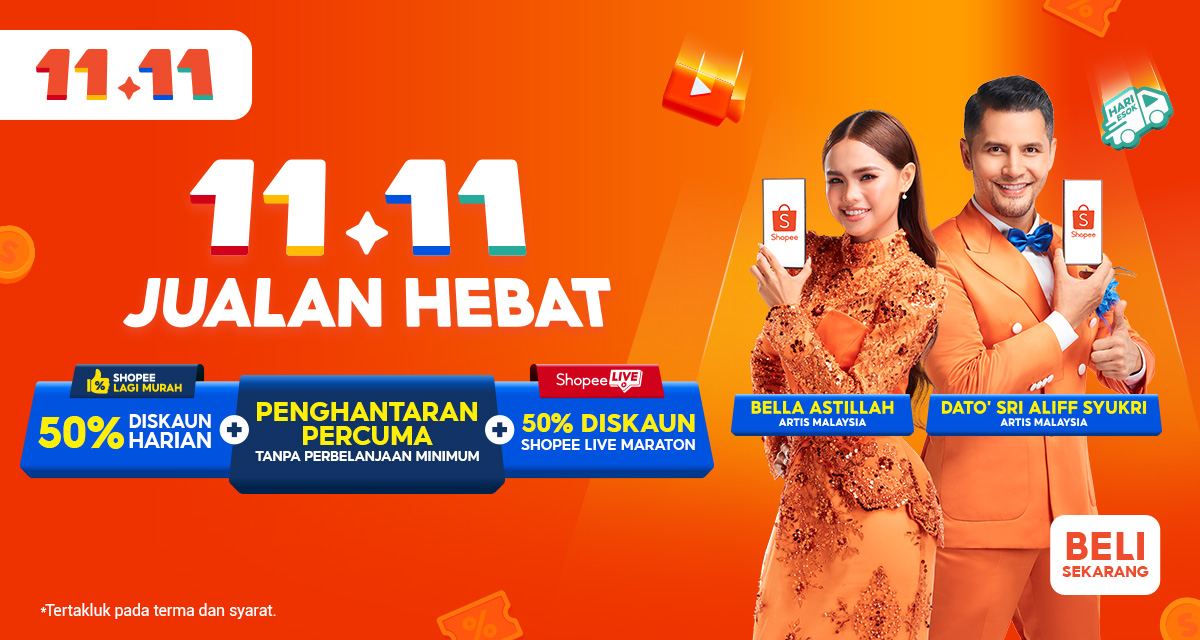 Bukan Main Murah! 13 Jenama Ni Korang Kena Beli Masa Shopee 11.11 Big Sale