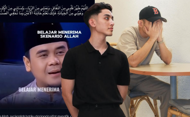 Aslam Doa Dijauhi Sifat Munafik & Riyak, Kongsi Video Takzirah Tentang Reda Dengan Ujian Allah