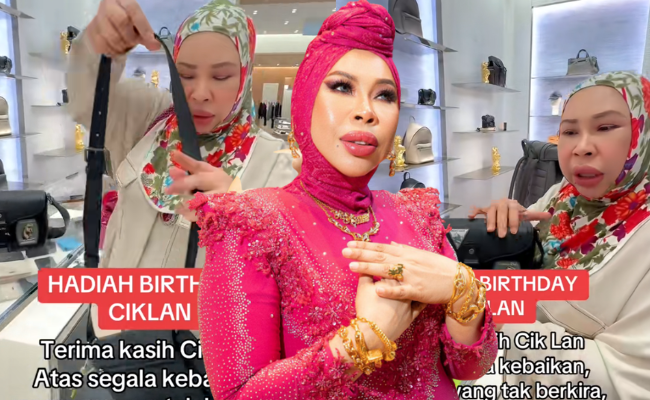 Vida Belikan Roslan Shah Hadiah Sempena ‘Birthday’ – ‘Terima Kasih Atas Segala Kebaikan, Semoga Dikurniakan Syurga’