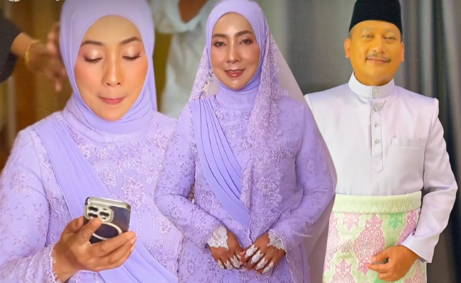 [VIDEO] Ibu Shila Amzah Kembali Bergelar Isteri, Suami Dikenali Sebagai Zainal 