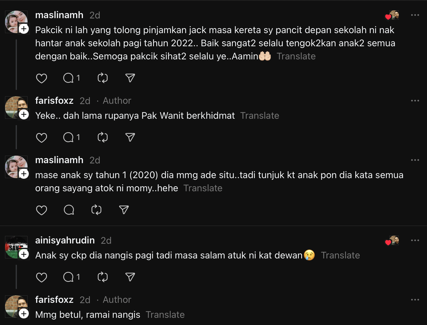 [VIDEO] ‘Macam Atuk Sendiri’ – Momen Majlis Persaraan Pengawal Keselamatan Sekolah Undang Sebak