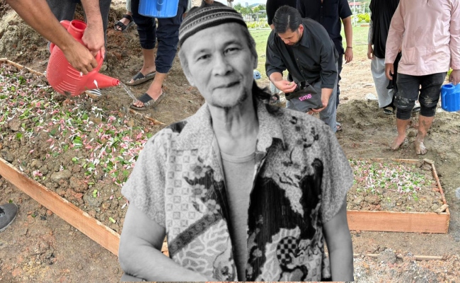Jenazah Arwah Dharma Harun Selamat Dikebumikan