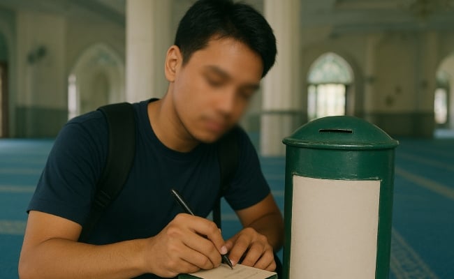 Tiga Hari Berlapar, Pelajar Tinggalkan Nota Terpaksa Pinjam Duit Tabung Masjid – ‘Saya Ambil RM7.65’
