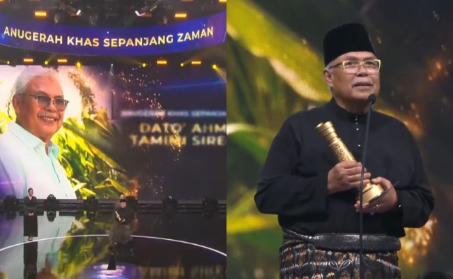 FFM34: Tarmimi Siregar Raih Anugerah Khas Sepanjang Zaman