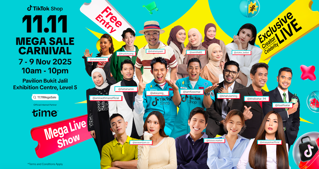 TikTok Shop 11.11 Kembali! Promosi Besar, Baucar 30% & LIVE Paling Havoc Tahun Ni!