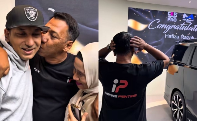 [VIDEO] Zizan Razak ‘Surprise’ Abang Kereta Idaman, Netizen Puji Utamakan Keluarga – ‘Patutlah Murah Rezeki’