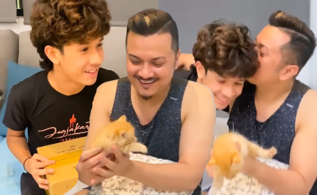 Fazley Yaakob Sebak Anak Hadiah Kucing ‘Oyen’ – ‘Dia Cakap Dida Down, Usaha Gembirakan Saya’