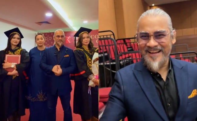 [VIDEO] Awie Bangga Dua Anak Genggam Ijazah – ‘Jangan Rasa Selesa, Kalau Boleh Saya Nak Mereka Lanjutkan Pelajaran Lagi’