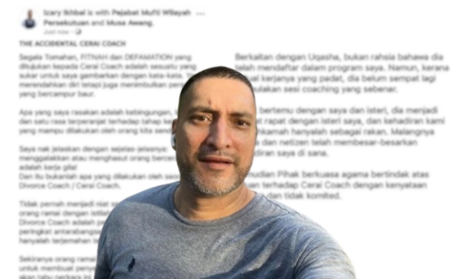 Coach Cerai Sedih Terima Tohmahan, Perjelas Tugas Sebenar – ‘Mengalakkan Atau Hasut Orang Bercerai Adalah Kerja Gila’