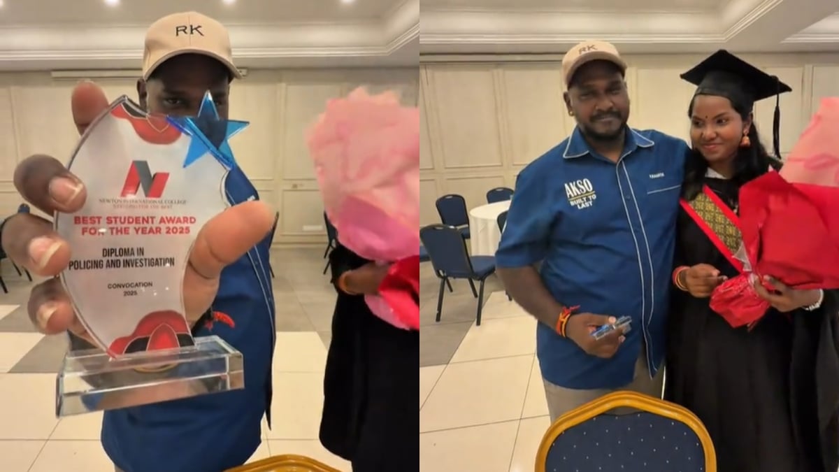 [VIDEO] Suami Isteri Sebak, Anak Perempuan Raih Diploma Dengan Keputusan Cemerlang – ‘Tiada Perkataan Yang Nak Diucap…’